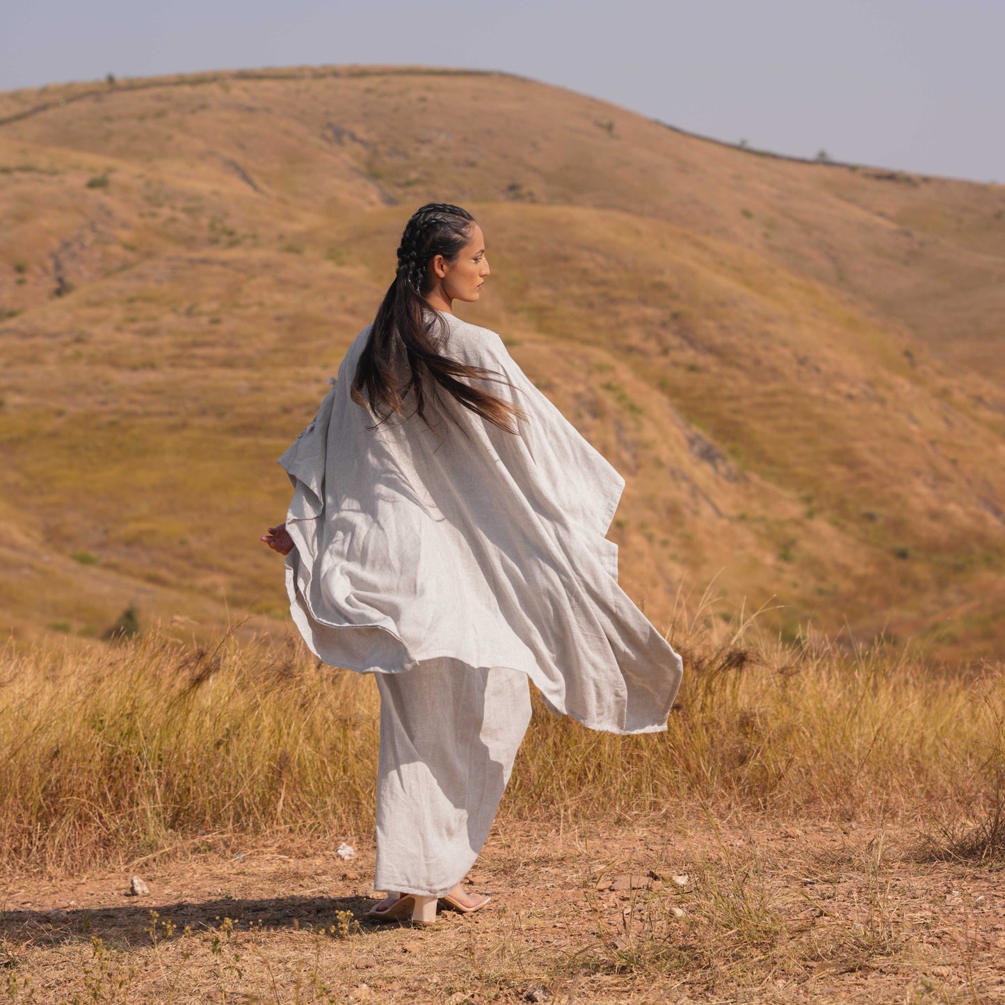 Clover Set Top, Skirt and Jacket (3 Piece) Grey