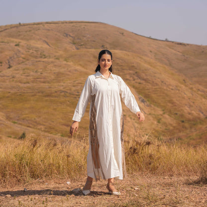 Cascade Dress - Beige