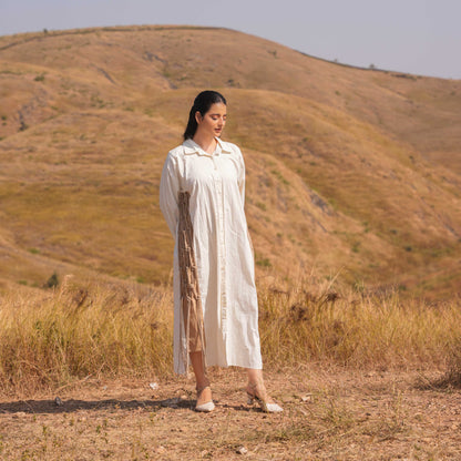 Cascade Dress - Beige