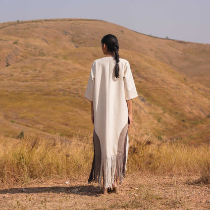 Ethera Dress and Jacket Set - Beige