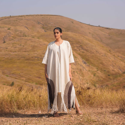 Ethera Dress and Jacket Set - Beige