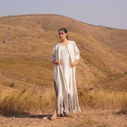 Ethera Dress and Jacket Set - Beige