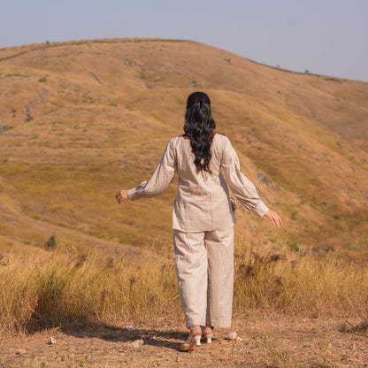 Whisper Wind Shirt and Pant Set - Brown