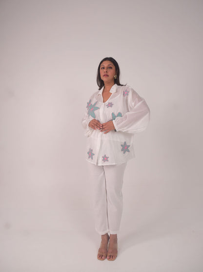 Dana Applique Modal Set - Blue