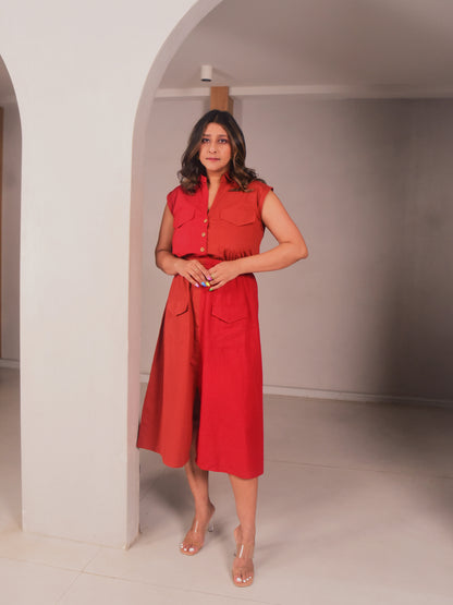 Dee Button Down Dress