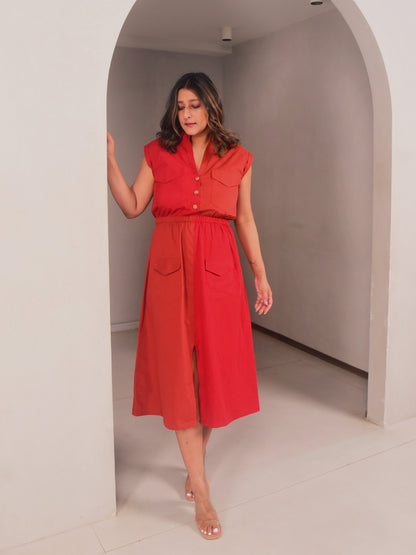 Dee Button Down Dress