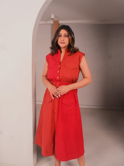 Dee Button Down Dress