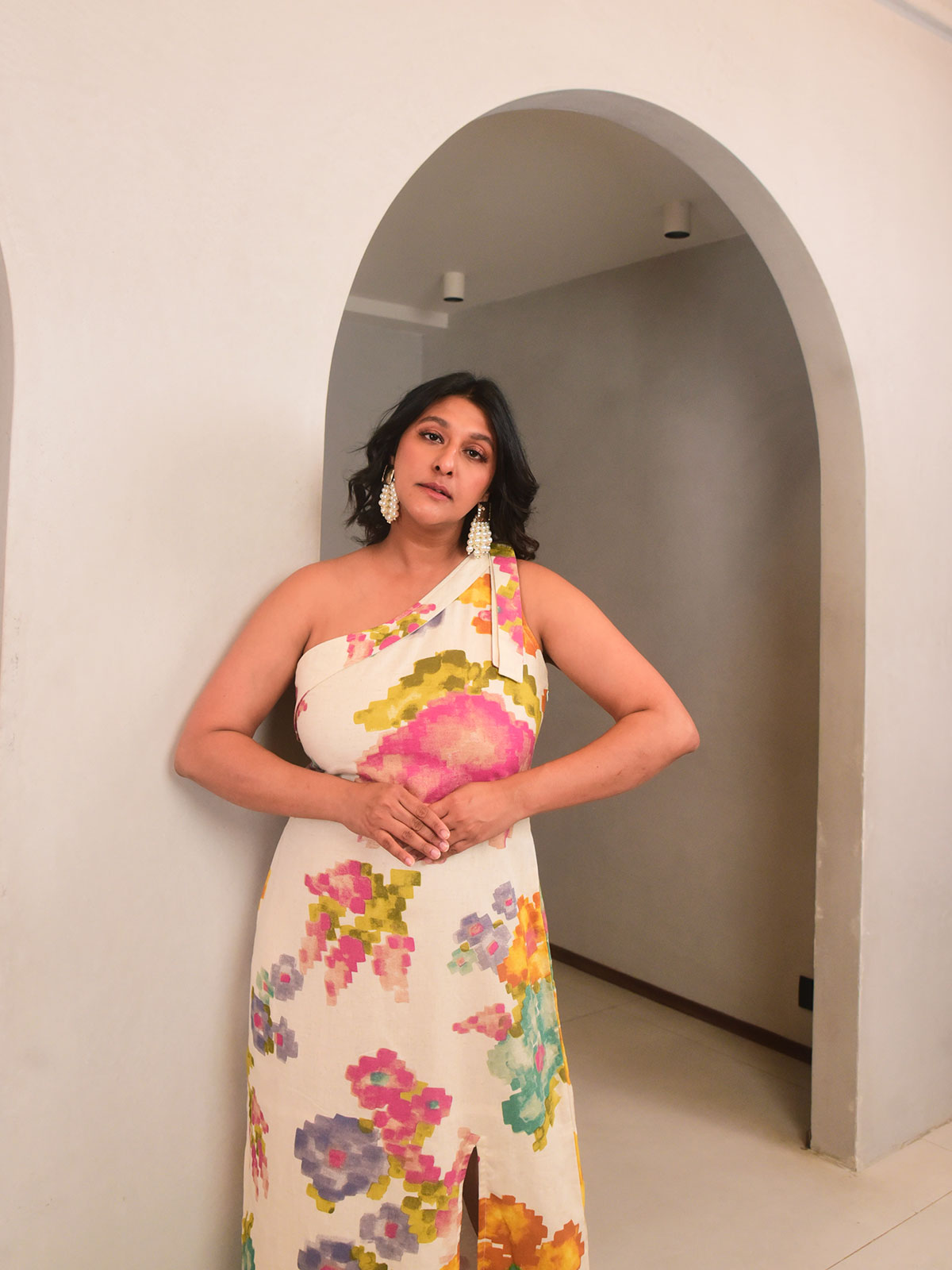 Em One Shoulder Dress