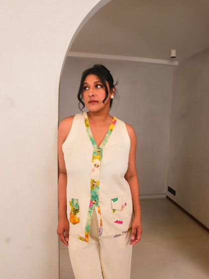 Em Vest Pants Set