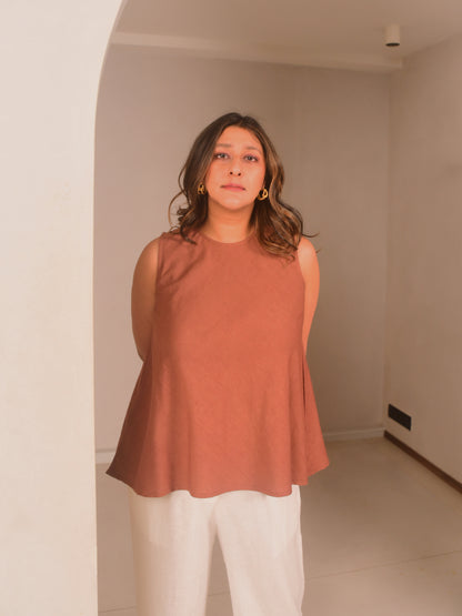 Everyday Top - Brown Plain