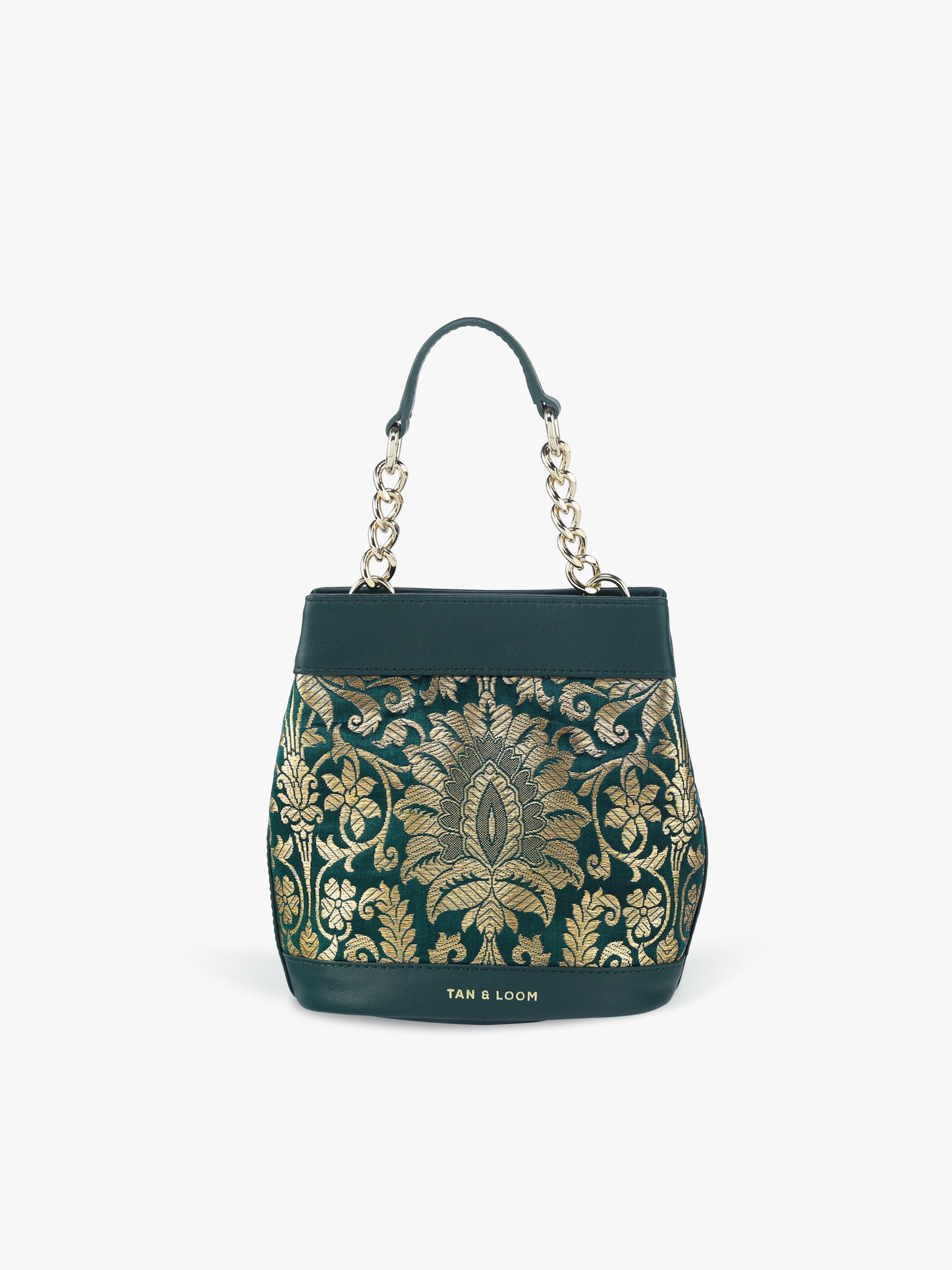 Rani Batua (Forrest Green Brocade)