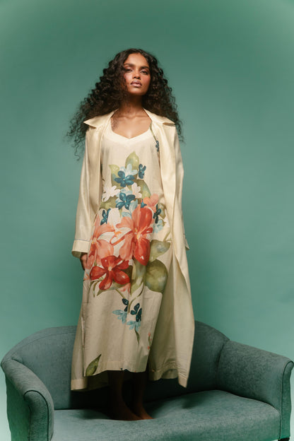 Cattleya Trench Set Beige