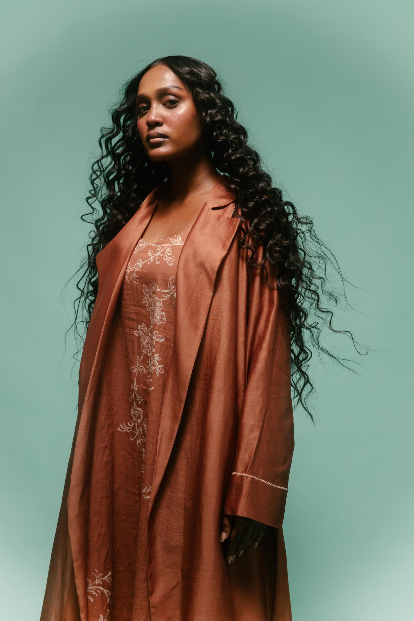 Cattleya Trench Set Brown