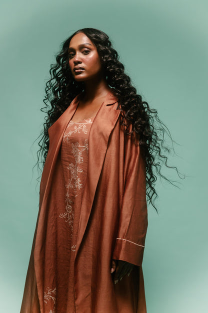 Cattleya Trench Set Brown