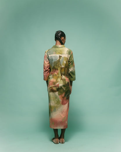 Lea Shirt Dress Peach