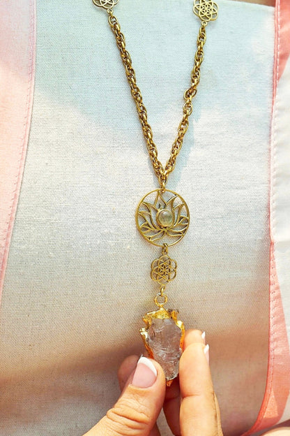 Drops Of Quartz Necklace