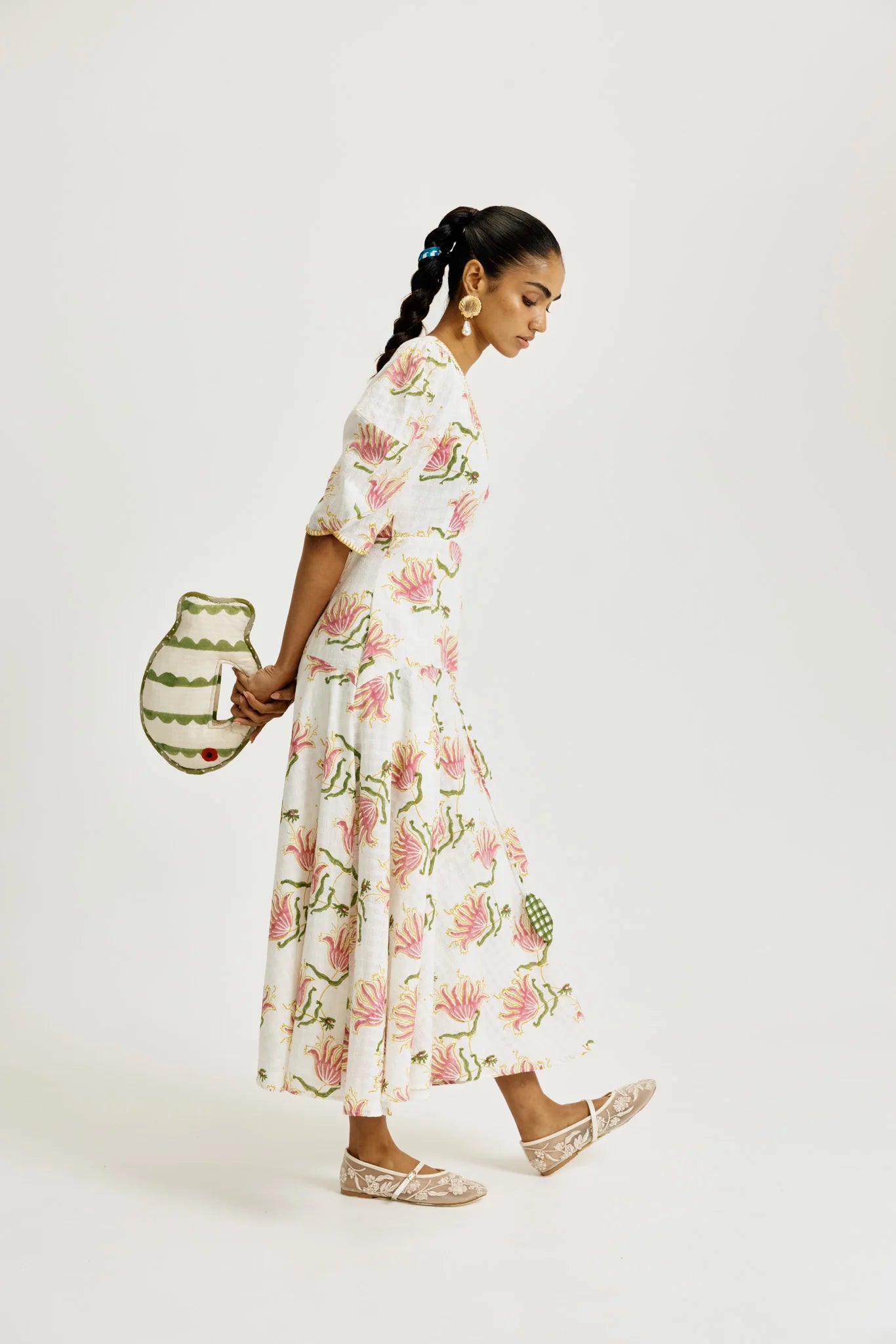 Moor Handwoven Wrap Dress