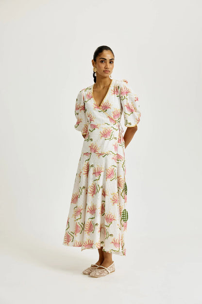 Moor Handwoven Wrap Dress