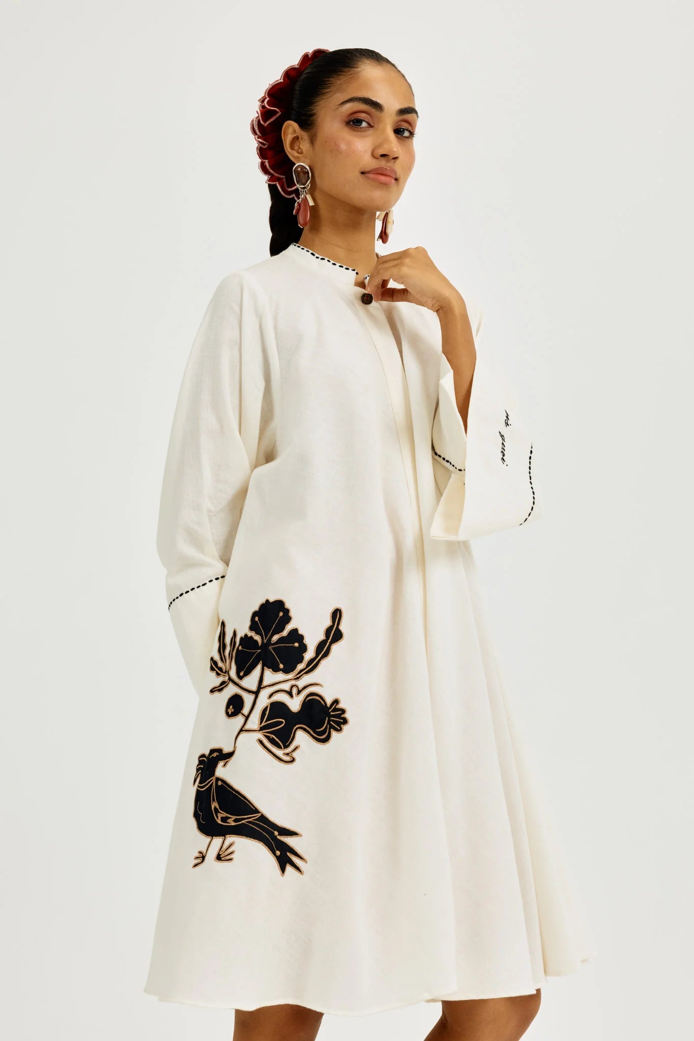 Karbi Handloom Short Dress