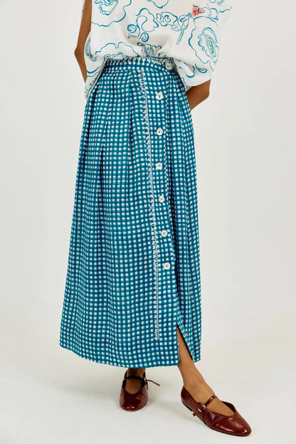 Soro Check Skirt