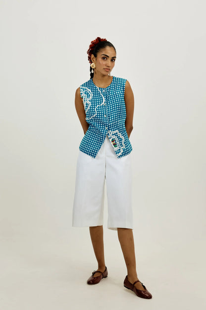 Soro Check Waistcoat