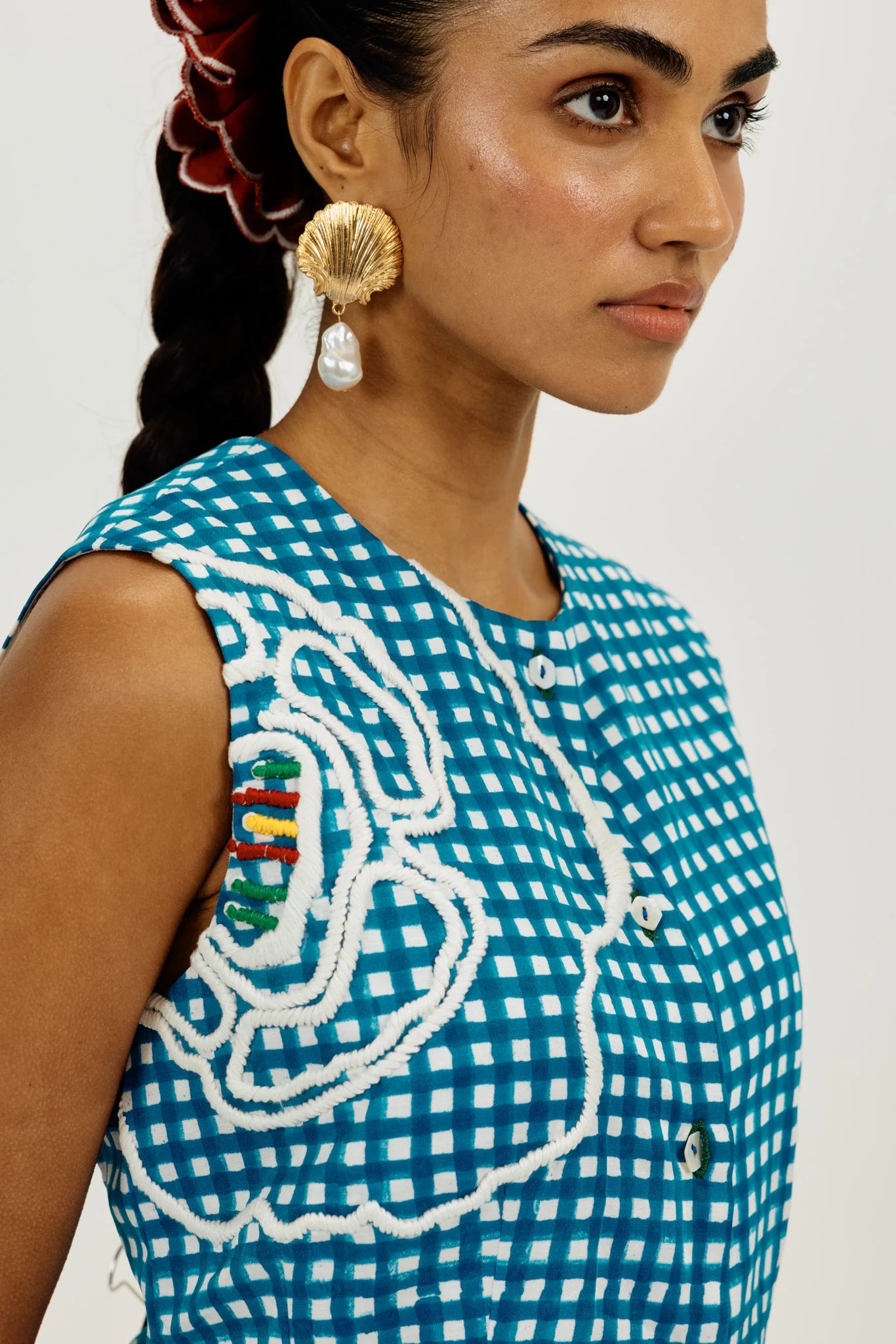 Soro Check Waistcoat