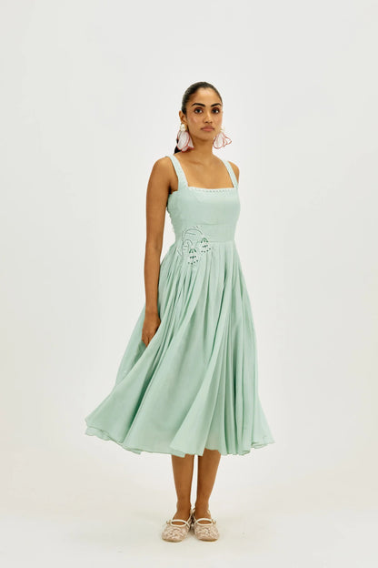 Cuna Pleated Dress