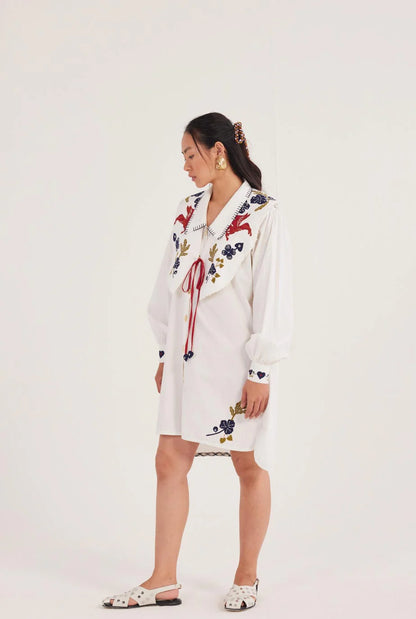 Kiji Shirt Dress and Bib Set