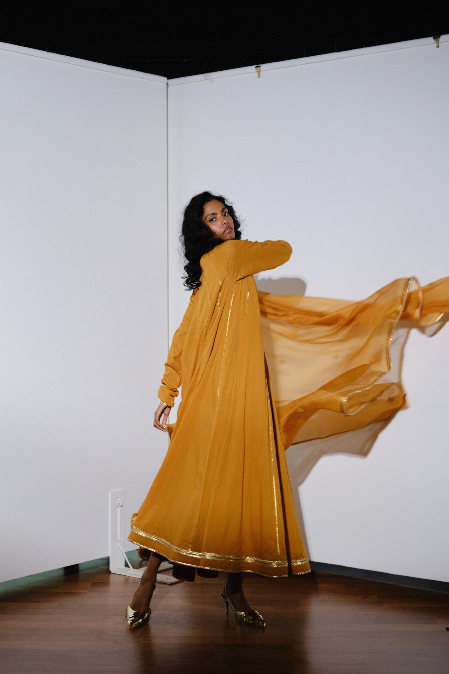 Kiran Gown With Dupatta