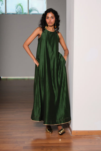 Vriksh Silk Gown