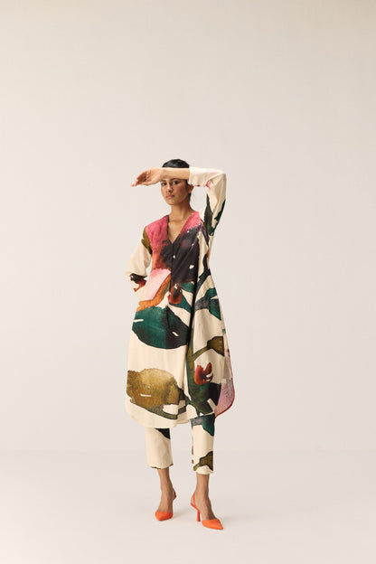 Flora Splash Kurta Set