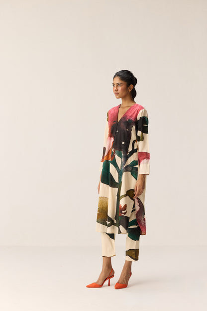 Flora Splash Kurta Set