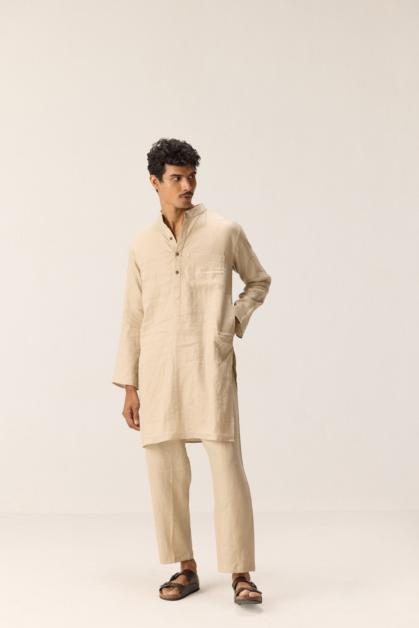 Sandalwood Kurta Set