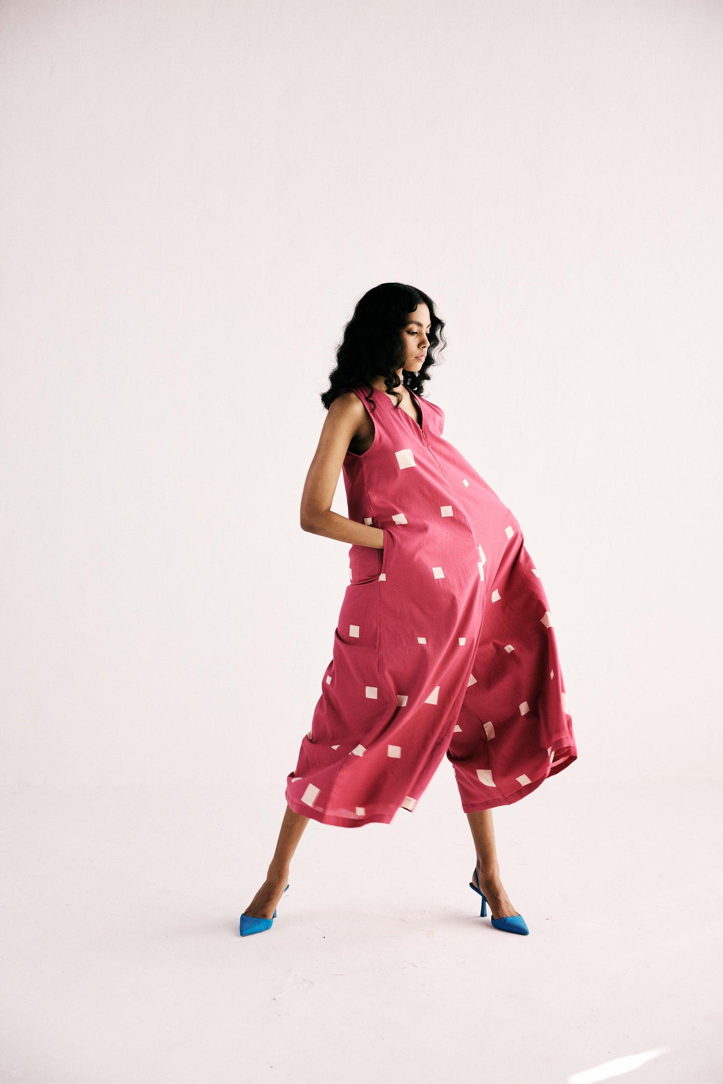 Pink Matrix Jumpsuit