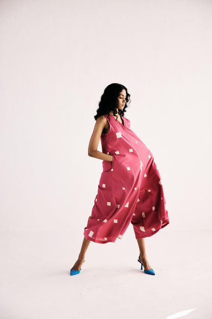 Pink Matrix Jumpsuit