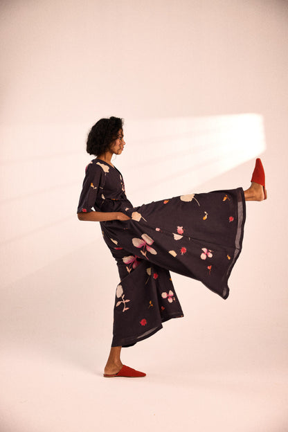 Charcoal Gardens Jumpsuit