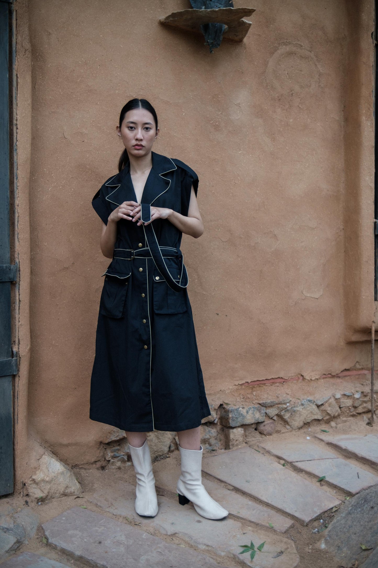 Harajuku Trench Black