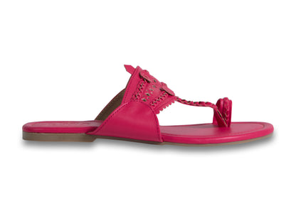 Fuschia Pink Kolhapuri