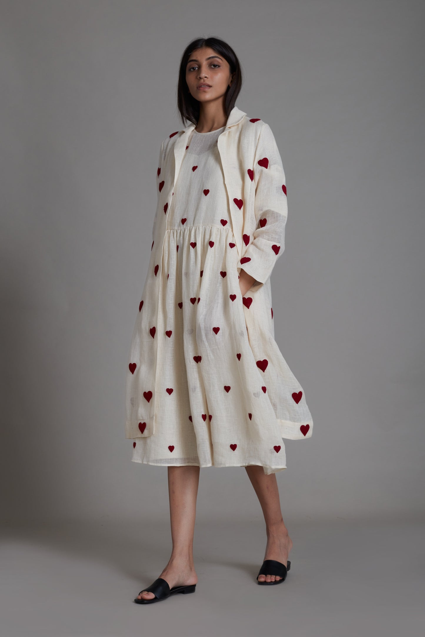 Teen Patti Set-Oatmeal (2 PCS)