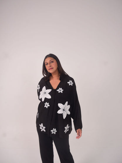 Nyx Applique Modal Shirt