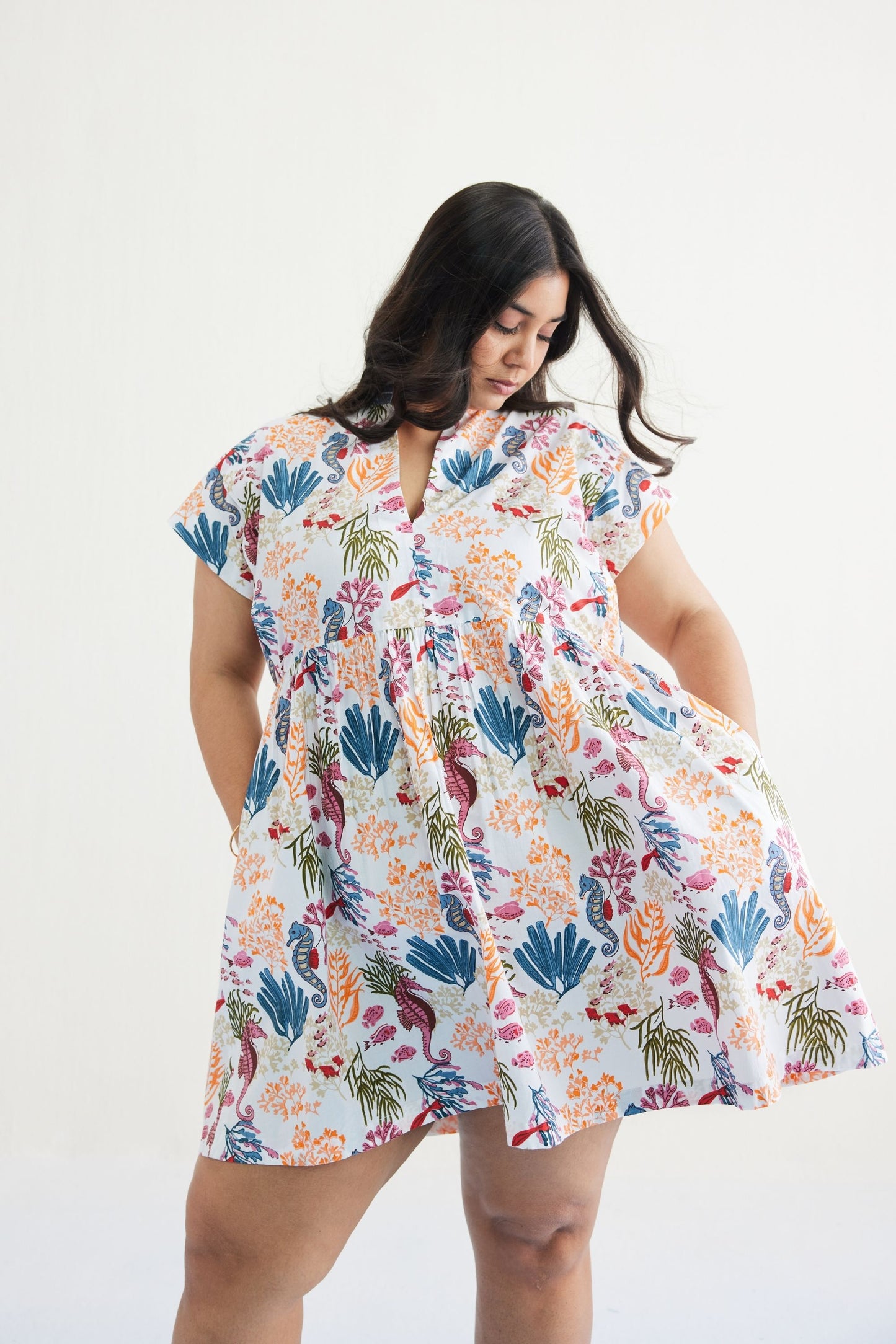 Ocean Heart Organic Cotton Dress