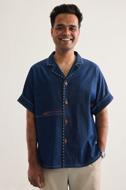 Ocean Morning Sustainable Denim Shirt