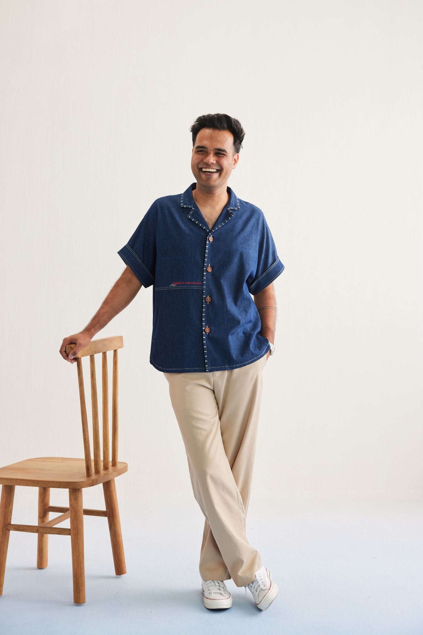 Ocean Morning Sustainable Denim Shirt