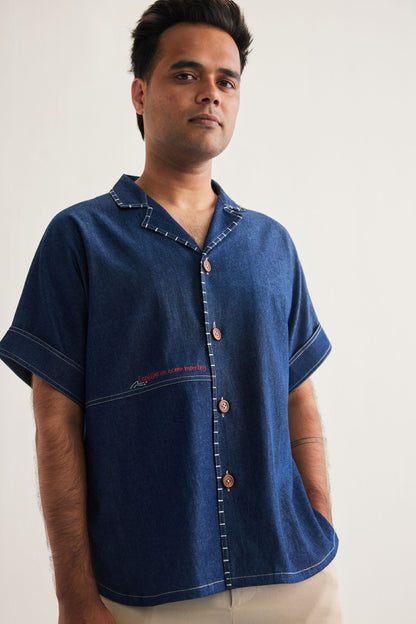 Ocean Morning Sustainable Denim Shirt