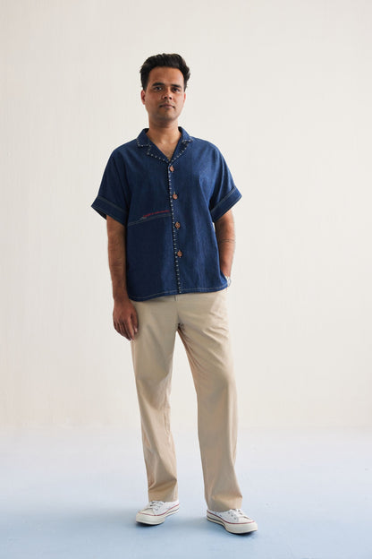 Ocean Morning Sustainable Denim Shirt