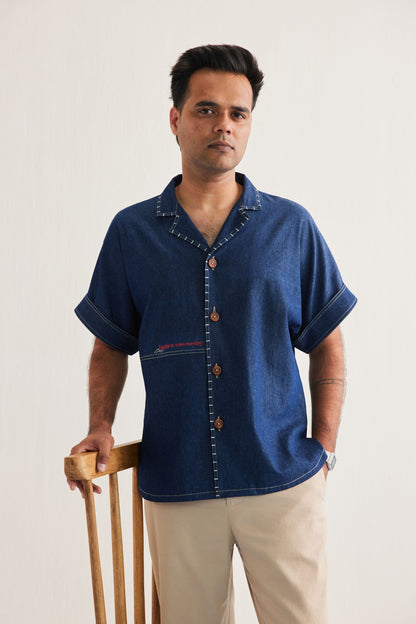 Ocean Morning Sustainable Denim Shirt