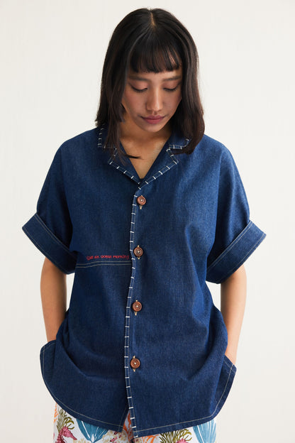 Ocean Morning Sustainable Denim Shirt