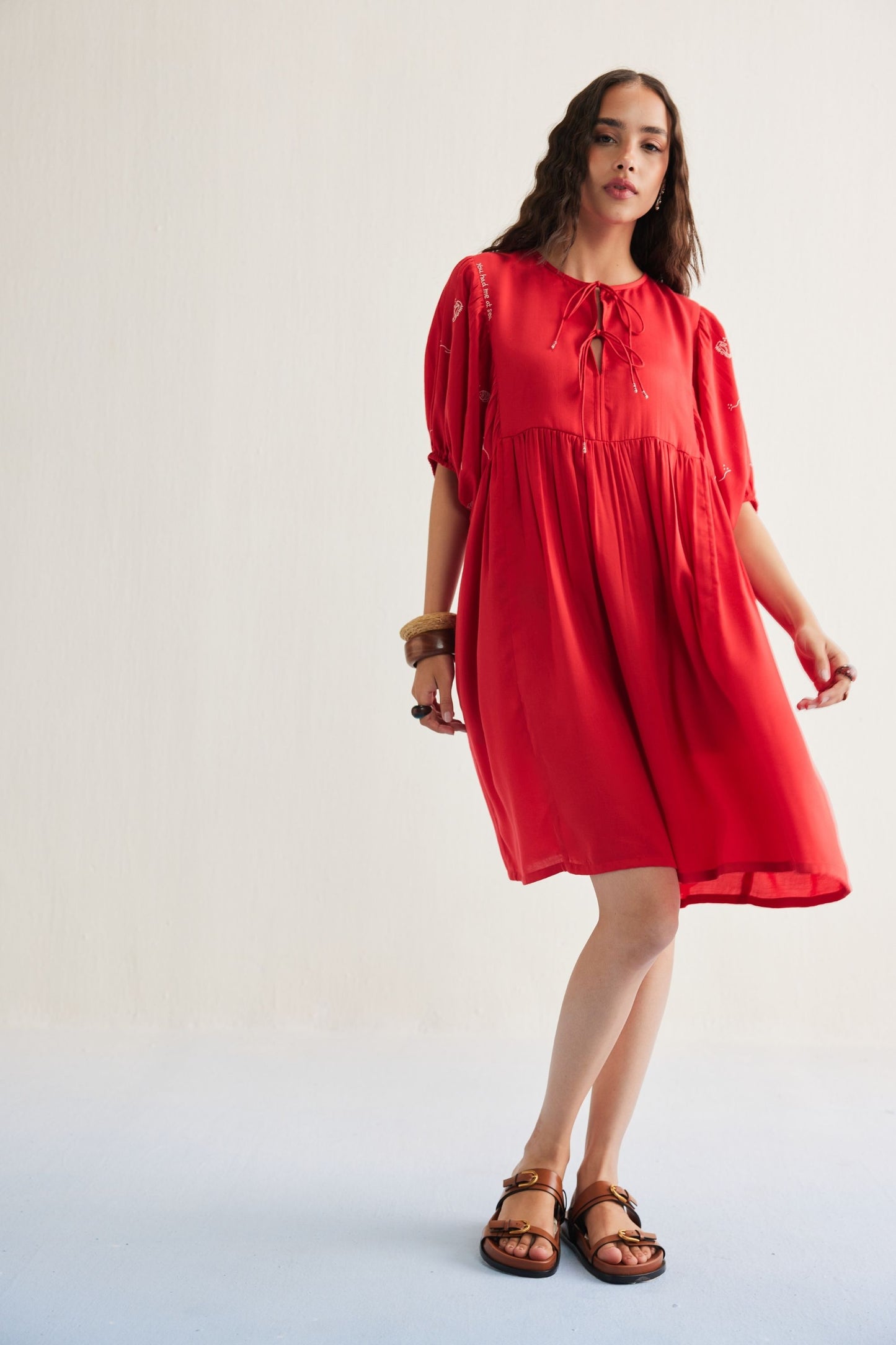 Ocean Wilds Tencel Dress