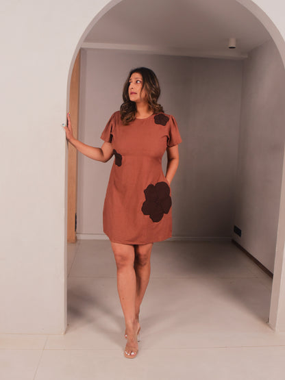 Rae Applique Short Dress