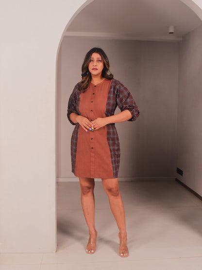 Rae Checks Short Dress